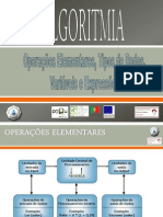 2 - Operações Elementares, Tipos de Dados, Variáveis e Expressões 2012