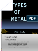 Type of Metals