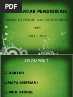 Permasalahan Pendidikan Di Indonesia