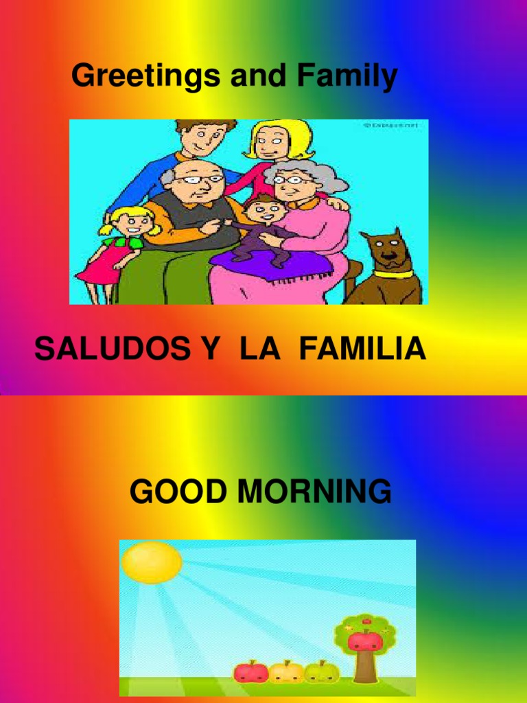 Bilingual Family Greetings Guide | PDF