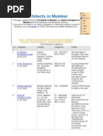 Download List of Architects in Mumbai by anusha8204 SN143618052 doc pdf