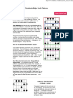 Pentatonic Major Scale Patterns