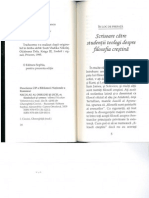 Scrisoare PT Studentii Teologi Despre Filosofia Crestina