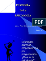 FILOSOFÍA PSICOLOGÍA