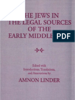 The Jews the Legal Sourses in the Middle Ages Amnon Linder