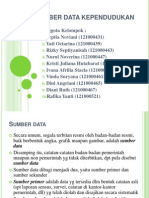 Sumber Data Kependudukan