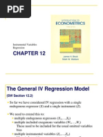 Instrumental Variables Regression