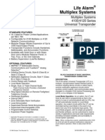 Life Alarm Multiplex Systems: Multiplex Systems UL, ULC Listed 4100/4120 Series FM Approved Universal Transponder