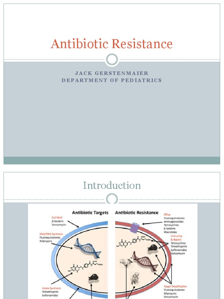 Antibiotic Resistance | PDF | Antimicrobial Resistance | Antibiotics