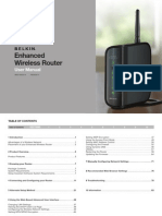 Enhanced Wireless Router: User Manual