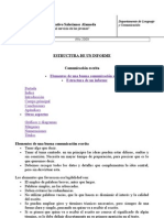 Estructura de Un Informe o Trabajo de Investigacio