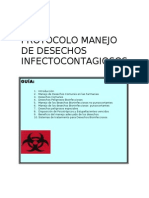 Protocolo Manejo Desechos Infectocontagiosos