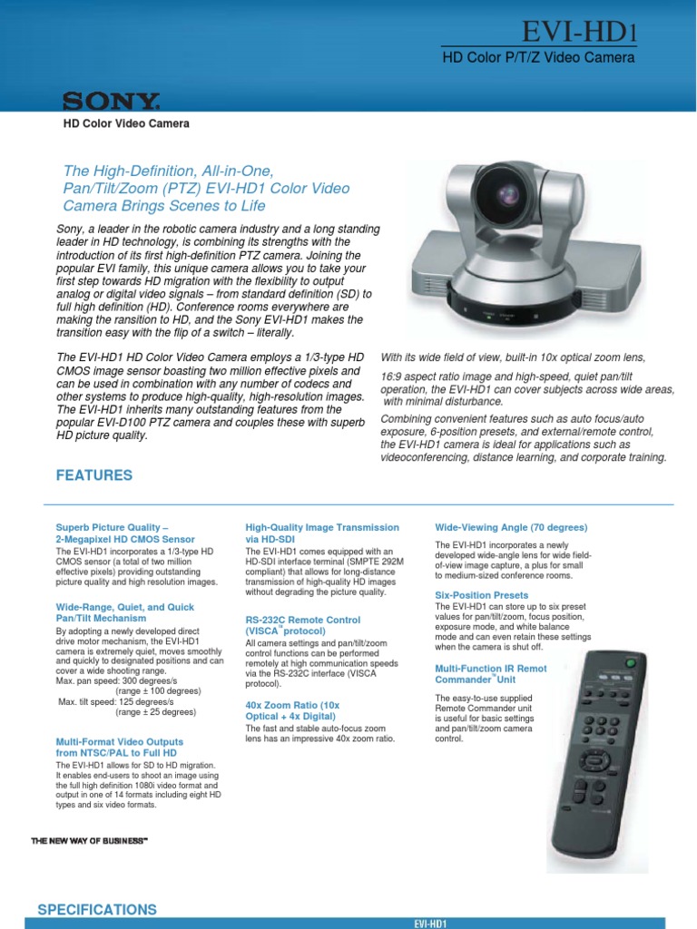 Video Conferencing PDF Video Camera