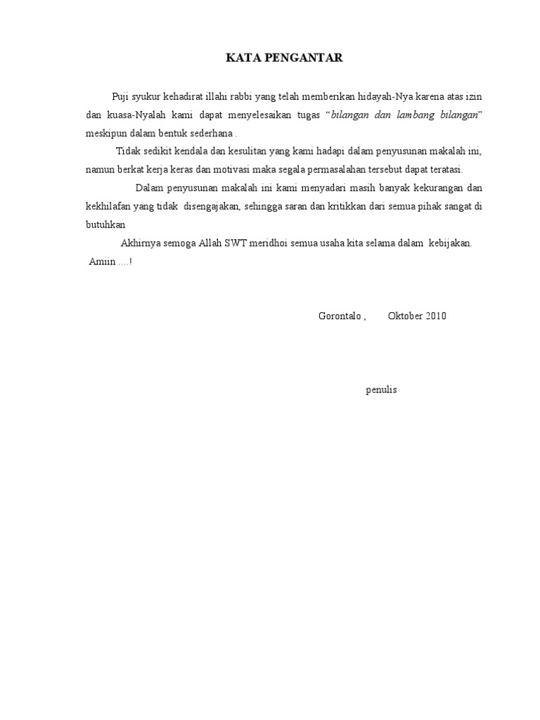 Kata Pengantar Matematika