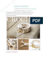 Diy Pulsera Crochet