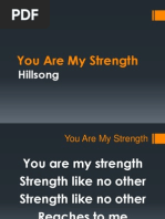 you are my strength