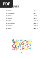 Additional Mathematics Project Work