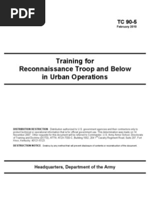 US Army Urban Recon fm