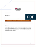 Occasional Paper-commercial Real Estate