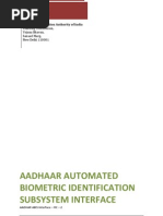 Aadhaar Abis API