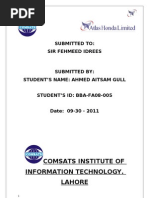 Download ATLAS HONDA internship report by Ahmed Aitsam SN143730969 doc pdf