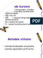 Evaluare CRFI - Cap 07 - Metode Bursiere