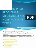 Los Principales Problemas Medioambientales de Nuestro Planeta Tierra