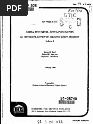 Darpa Accomplishments Vol 3 Darpa Van Allen Radiation Belt - 