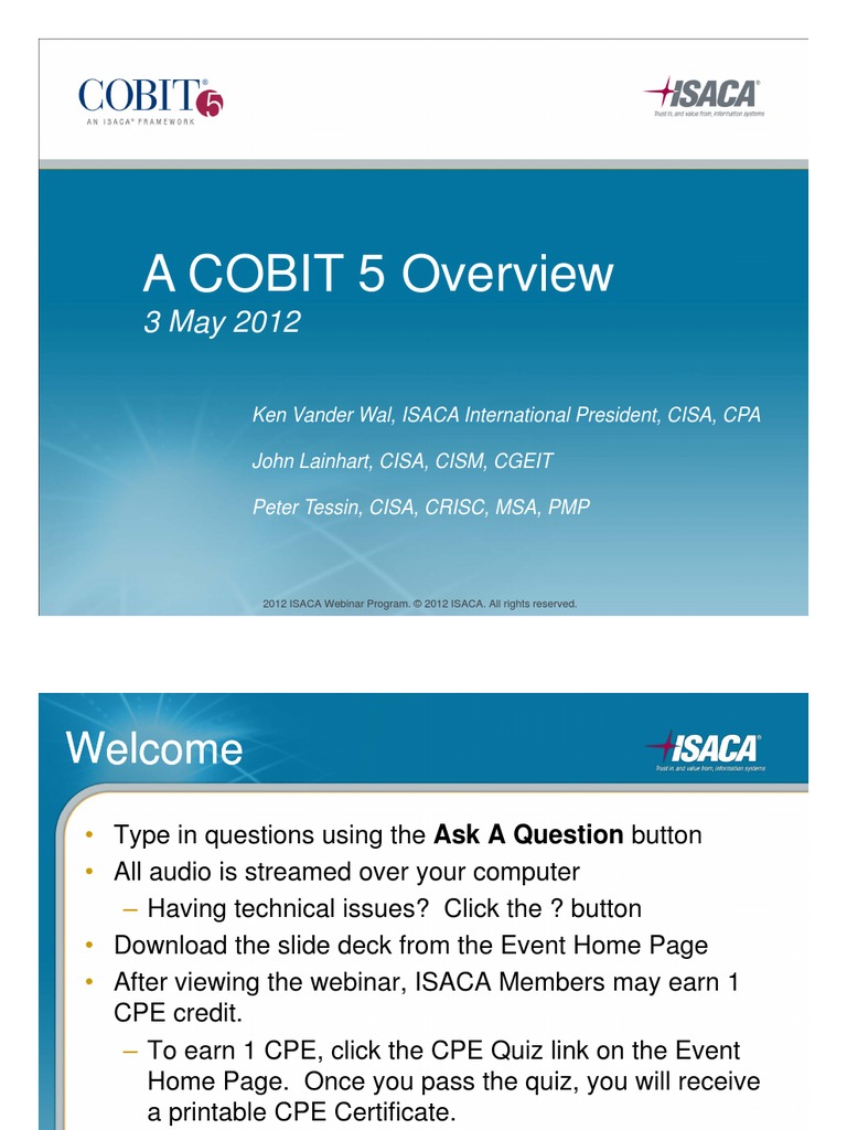 COBIT5トレーリング学習