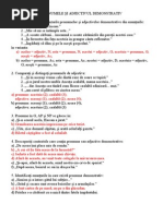 Pronumele Demonstrativ