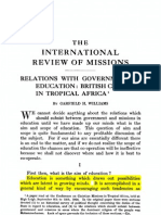 International Review of Missions: by Garfield H. Williams