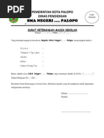 SURAT REKOMENDASI KULIAH