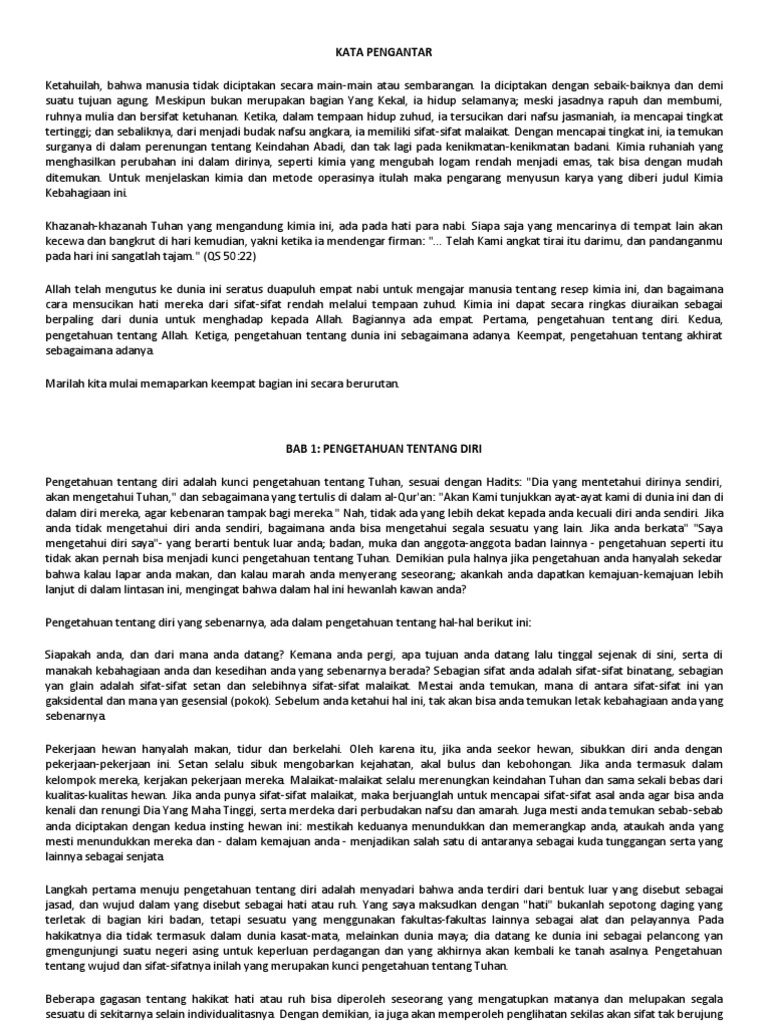 Kimia Kebahagiaan Al Ghazali Pdf