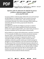 Informe Sobre La Salud de Los Presos.rtf