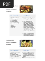 Salada de Abacaxi com Camarão Tigre