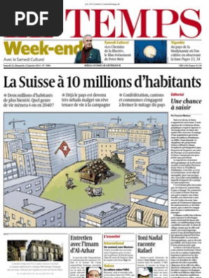 Letemps Demographie | PDF | Suisse | Ville