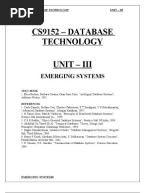 object oriented database systems csr prabhu pdf