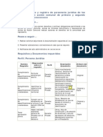 9 Reconocimiento y Registro de Personería Jurídica de Los Organismos de Acción Comunal de Primero y Segundo Grado V2 - 31 de Mar 2011