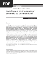Sociologia e ensino superior. encontro ou desencontro.pdf