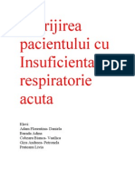 Ingrijirea Pacientului Cu Insuficienta Respiratorie Ingrijirea Pacientului Cu Insuficienta Respiratorie Acuta Acuta