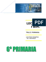 COMPRENSIÓN LECTORA PARA 6TO DE PRIMARIA 