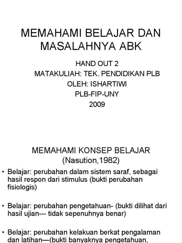 Modalitas Belajar | PDF