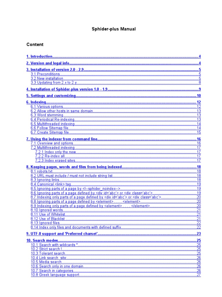 Sphide Search Engine Indexing Databases