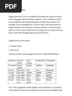 English Tense System