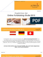 Altruja Online Fundraising Studie 2013