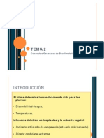 Tema 2 Bioclimatologia