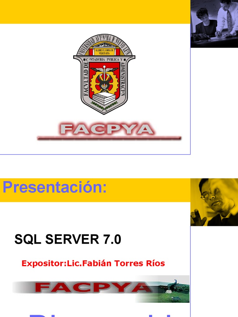 Introducción a SQL Server 7.0 y Bases de Datos | PDF | SQL | Tabla ...