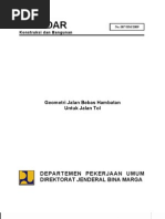 Download Standar Geometrik Jalan Bebas Hambatan Untuk Jalan Tol No 007BM2009 by Dody Widodo SN143793034 doc pdf
