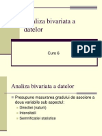 Analiza Bivariata A Datelor