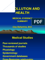 Air Pollution and Health: Medical Evidence